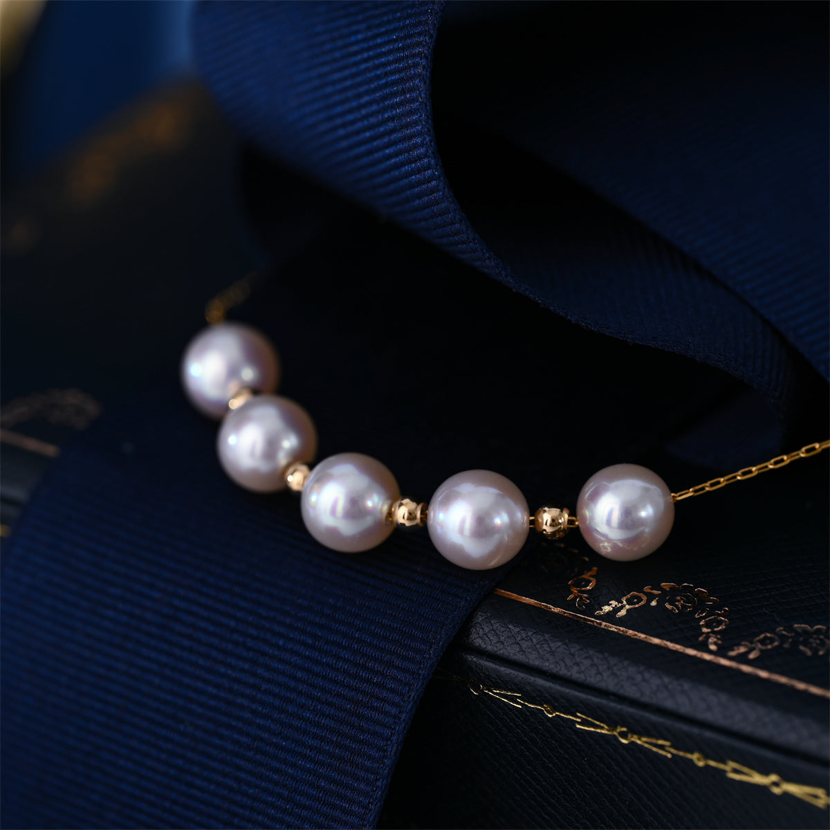 Sky Star 18K Gold Pearl Necklace, nail salon near me