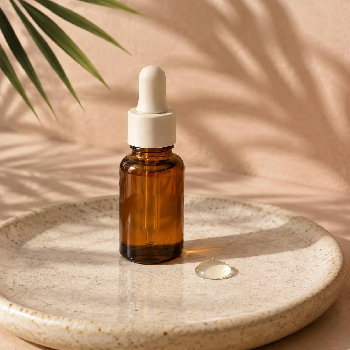 Illustrative photo: Plain dropper serum bottle