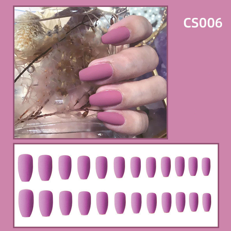 Fake Nails Wear Nails Autumn And Winter Frosted Personality Waterproof Ballet Nails, nail salon near me