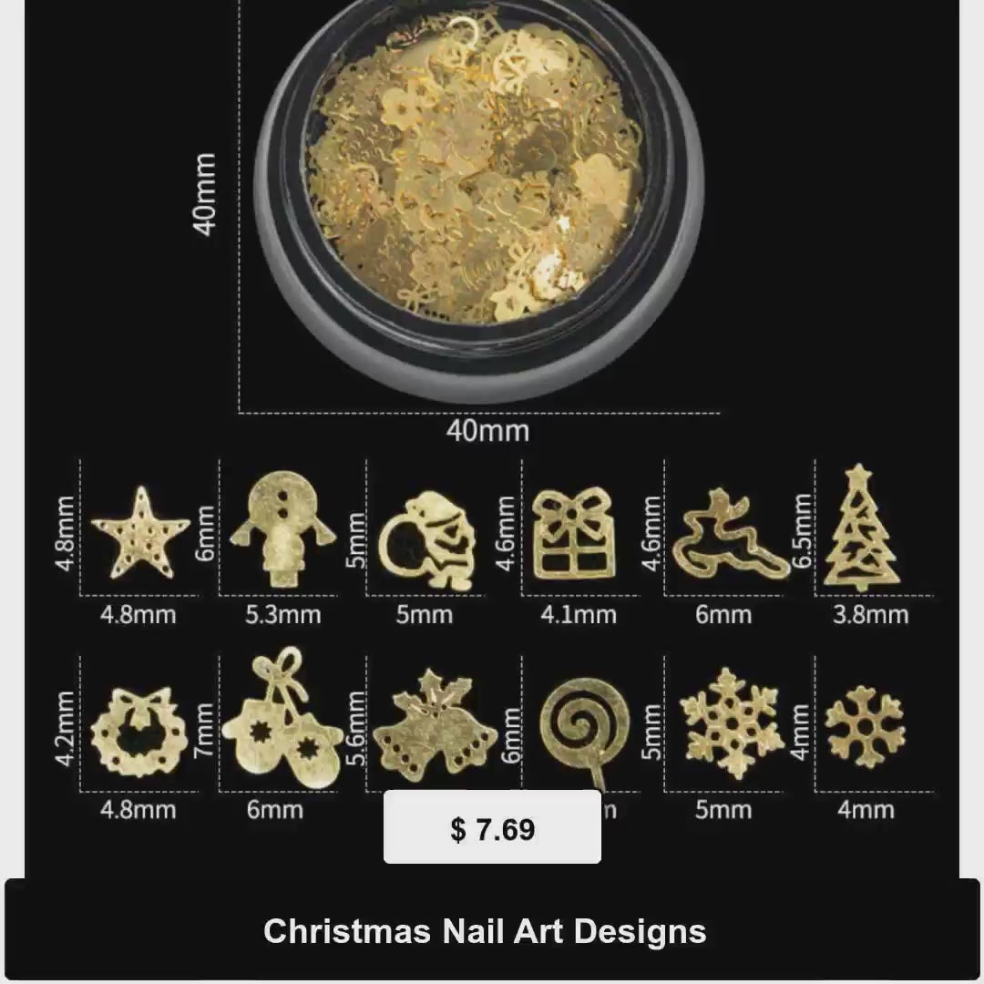 Christmas Nail Art Designs by@Vidoo